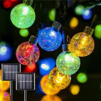 Solar Crystal Ball Fairy Lights thumbnail 1