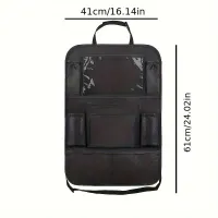 Car Back Seat Organizer with Mesh Pockets thumbnail 3