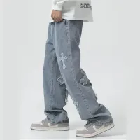 Cross Denim Streetwear Pants thumbnail 4