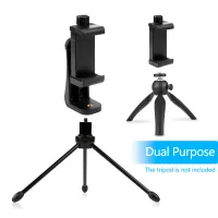 360° Tripod Mount Phone Clip Holder thumbnail 3