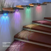 Solar LED Fence Lights Outdoor thumbnail 4