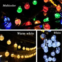 Solar Crystal Fairy String Lights thumbnail 2