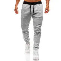 Men's Elastic Drawstring Joggers thumbnail 2
