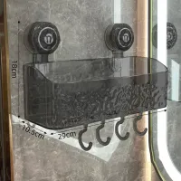 Suction Cup Shower Caddy Organizer thumbnail 6