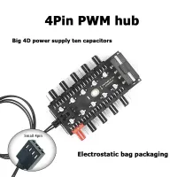 TEUCER 10-Port PWM Fan Hub Splitter thumbnail 5