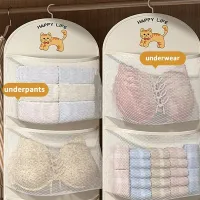 Cat Print 3-Layer Hanging Closet Organizer thumbnail 1