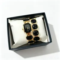 Gold Quartz Watch & Crystal Bracelet Set thumbnail 4