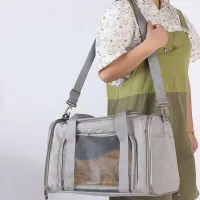Foldable Waterproof Cat Carrier Backpack thumbnail 2