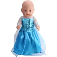 Elsa Reborn Baby Doll with Blue Dress thumbnail 4