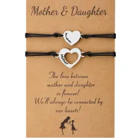Matching Heart Bracelets for Mom & Daughter thumbnail 1
