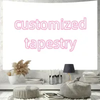 Custom Photo Mandala Boho Tapestry thumbnail 1