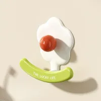 Flower Wall Hook No Drill Self-Adhesive thumbnail 6