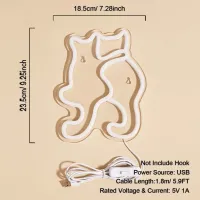 Cat LED Neon Sign Night Light thumbnail 6