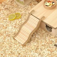 Wooden Wave Stair Hamster Toy thumbnail 2