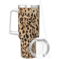 Leopard Print 40oz Tumbler thumbnail 2