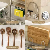 Acrylic Adhesive Sink Sponge Holder Caddy thumbnail 5