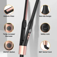 Mini 1/3 Inch Pencil Flat Iron 2-in-1 thumbnail 3