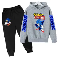 Kids Supersonic Blue Hoodie & Pants Set thumbnail 3