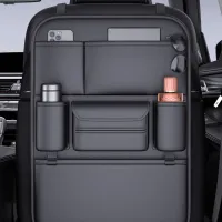 Luxury Faux Leather Car Seat Organizer thumbnail 4