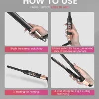 Mini 1/3 Inch Pencil Flat Iron 2-in-1 thumbnail 6
