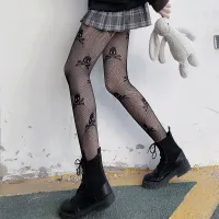 Black Spider Web Fishnet Pantyhose thumbnail 4