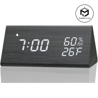 Wooden Digital Alarm Clock thumbnail 1