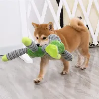 Indestructible Plush Squeaky Dog Toy thumbnail 6