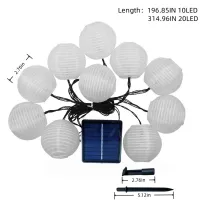 Solar Lantern String Lights Outdoor thumbnail 6