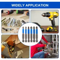 Magnetic Screwdriver Bits Set PH/PZ Hex Shank thumbnail 2