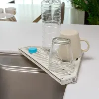 Roll Up Over The Sink Dish Drainer Mat thumbnail 4