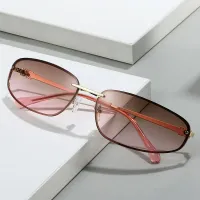 Y2K Cat Eye Mirrored Sunglasses thumbnail 4
