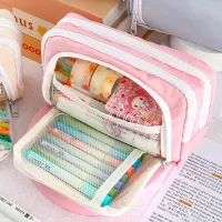 3-Layer Kawaii Pen Organizer Pouch thumbnail 3