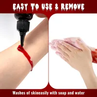 Realistic Fake Blood Gel SFX Makeup thumbnail 6