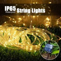 Solar LED Rope Fairy Lights - Outdoor Decor thumbnail 2