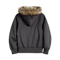 Women's Fleece Lined Zip Hoodie Coat thumbnail 6