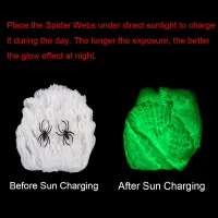 Glow In The Dark Spider Webs thumbnail 2