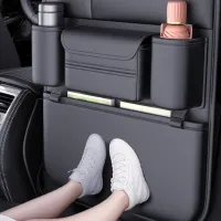 Luxury Faux Leather Car Seat Organizer thumbnail 3