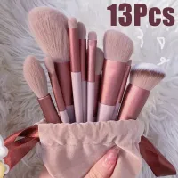 13-Piece Soft Makeup Brush Set with Bag thumbnail 1