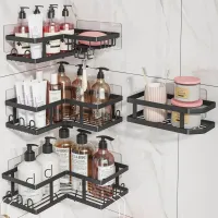 No-Drill Corner Shower Caddy 4-Pack thumbnail 1
