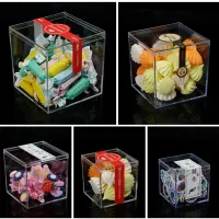 3pc Clear Acrylic Storage Boxes thumbnail 4