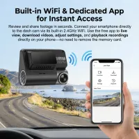 4K Dual Dash Cam with GPS & WiFi thumbnail 4