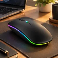 Rechargeable Ergonomic Wireless Mouse thumbnail 4