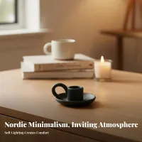Nordic INS Ceramic Candle Holder thumbnail 1