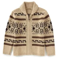Vintage Jacquard Knit Cardigan thumbnail 4