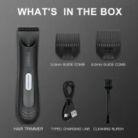 Men's Electric Groin & Body Hair Trimmer thumbnail 6