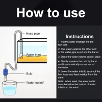 Aquarium Siphon Gravel Vacuum Cleaner thumbnail 2