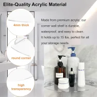 Clear Adhesive Corner Shelf thumbnail 5