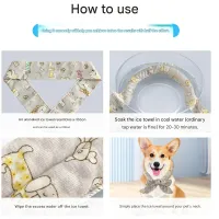 Adjustable Pet Cooling Scarf thumbnail 5