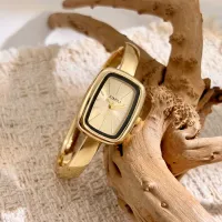 Minimalist Rectangular Bangle Watch for Women thumbnail 3