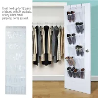 24 Grid Wall-mounted Shoes Organizer thumbnail 2